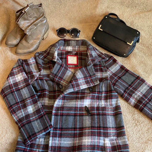 Plaid Peacoat for Women (Sm US) - Picture 5 of 6